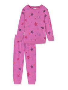 Schiesser schlafanzug pyjama schlafmode Girls World Frottee pink 98