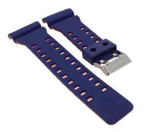 Casio Ersatzband | Uhrarmband Resin blau für G-Shock GA-100L