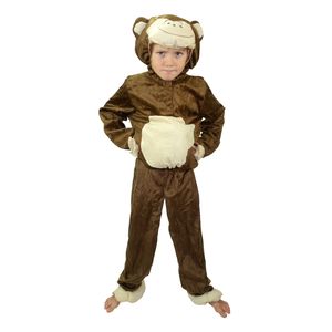 Baby Affen Kostüm Äffchen Affenkostüm braun 90 cm Äffchenkostüm Kinderkostüm 