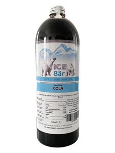 ICE BÄR Slush Sirup Konzentrat AZO FREI Cola 1 Liter