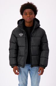 JR PEEK PUFFER JACKET, Black, 104