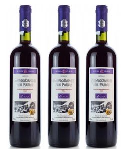 3x750ml Mavrodaphne Rotwein Imperial 15% Vol. griechischer Dessertwein Set