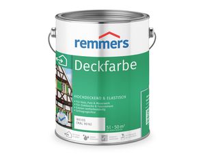 Remmers Deckfarbe weiß (RAL 9016) 5 l, Holzlack