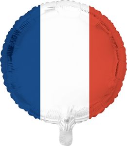 Frankreich Folienballon rot blau weiß