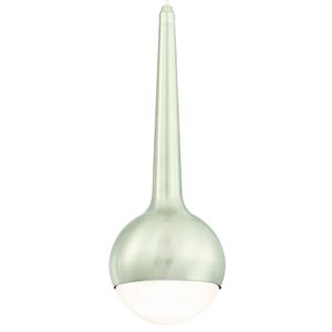 Pendelleuchte Nickel / Opalmilchglas mit dimmbarer LED