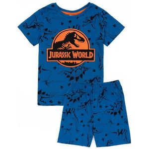 Jurassic World - Schlafanzug mit Shorts für Jungen NS7337 (104) (Blau)