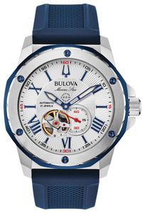 Bulova SALE Uhr  98A225 Marine Star Automatik 44mm 20ATM Edelstahl Blau Herrenuhr