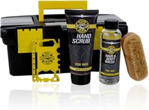 Accentra Geschenkset Beauty Pflege Badeset im Werkezugkoffer für Männer Weihnachten