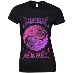 Metallica - T-Shirt für Damen RO253 (XXL) (Schwarz/Violett)