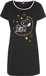 Peanuts Sleepshirt schwarz-rot-gelb-weiß Größe 36/38