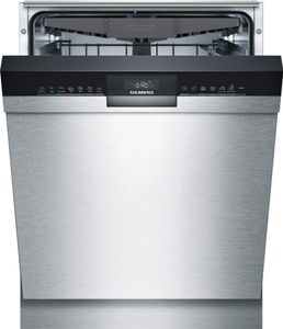 Siemens iQ300 SN43HS60CE, Pod pracovnú dosku, Úplná veľkosť (60 cm), Nerezová oceľ, Čierna, Dotyk, 1,75 m