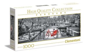 Clementoni 39440 Amsterdam Bicycle 1000 Teile Panorama Puzzle