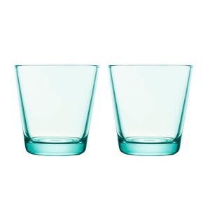 Iittala Glas Kartio 210 ml Wassergrün - 2 Stück