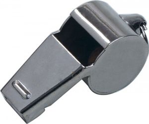 Sportliche Metallpfeife - Silber