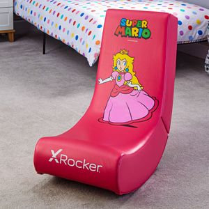 X Rocker Nintendo Super Mario Floor Rocker Kinder Gaming Bodensessel - Joy Collection - Prinzessin Peach