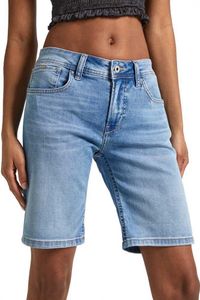 Pepe Jeans Slim Mw Fit Kurze Jeans Blau 28 Frau Blau 28