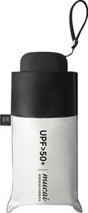 MUCAI 5 FALTING Women wasserdichte winddichte Sonne UV Regenschutz Mini Regenschirm-Weiß