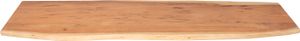 SAM® Tischplatte Baumkante Akazie Natur 140 x 40 cm CURTIS