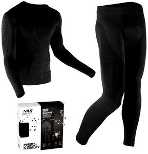 Btz0060 Bielizna Termoaktywna Czarna Męska Zestaw 2Xl/3Xl Ragnar Nils