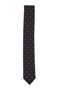 Fabio Farini Mehrere Farben Gepunktete Krawatten 6cm, Breite:6cm, Farbe:Schwarz (Dunkelblau Rot)