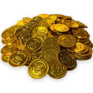 Piraten-Party Goldmünzen Goldtaler Mottoparty 150 Stück