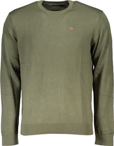 Herren Pullover Grün: Langarmshirt mit Stickerei und Logo-Details, Größe: S Farbe: Verde