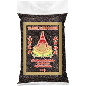 [ 1kg ] ROYAL THAI Schwarzer Reis / Riz Noir Cargo AAA / Black Cargo Rice