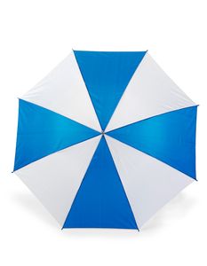 Printwear Regenschirm Stockschirm Automatik Holzgriff SC4141 Mehrfarbig Blue/White Ø ca. 103 cm