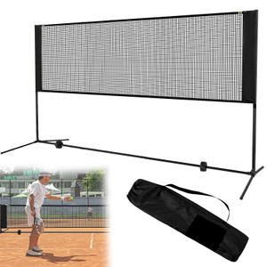 UISEBRT 300 x 155 cm Badmintonnetz Set Volleyballnetz Tennisnetz Outdoor Federballnetz höhenverstellbar 87/155cm  inkl Tragetasche Garten