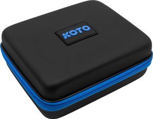 KOTO - Dartwallet EVA Large Blau, Darttasche mit Reissverschluß, Dart Hülle, Dartkoffer, Darts Box