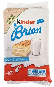 Ferrero | Kinder Brioss 270g, Milchcreme, Kuchen, Biskuit