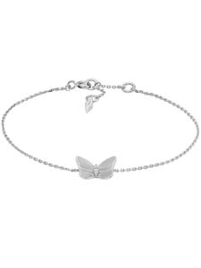 Fossil JFS00620040 Gliederarmband Damen Butterflies Zirkonia Sterlingsilber