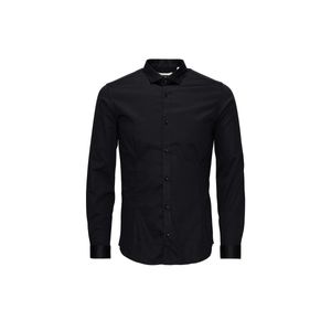 Pánská košile JJPRPARMA Slim Fit 12097662 Black, XL