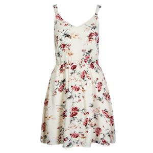 Only ONLKARMEN S/L SHORT DRESS WVN NOOS LieferantenFarbe: creme brûlée, Größe: 42