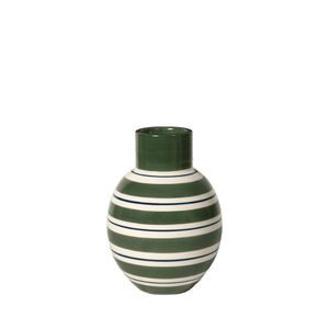 Kähler Design - Omaggio Nuovo Vase H 14,5 cm, grün/cremeweiß