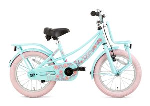 SuperSuper Lola Kinderfahrrad - Mädchen - 16 Zoll - Mint / Pink