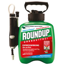 ROUNDUP® Express unkrautfrei Drucksprühgerät 2,5 Liter anwendungsfertig