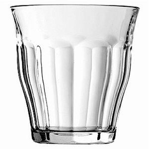 Duralex Picardie Tumbler, Trinkglas, 220ml, Glas gehärtet, transparent, 6 Stück