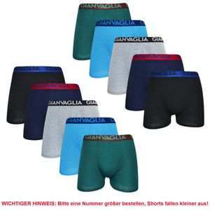 TEXEMP 5er | 10er Pack Herren Boxershorts Baumwolle Unterhose Trunks Boxer Shorts Unterwäsche Underwear | 10er Pack | 3XL