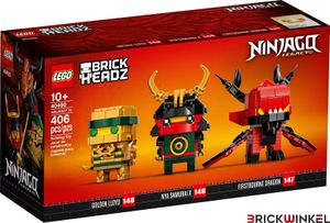 LEGO® BrickHeadz 40490 NINJAGO® 10 - Exklusive 10-jährige Jubiläums Edition