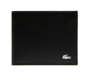 Lacoste Fitzgerald Leather 6 Card Black One Size