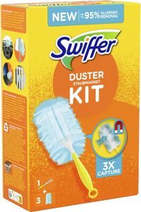 Startovací sada Swiffer Dust Magnet 1 násada + 3 utěrky