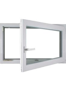 Meeth Kellerfenster 90 x 40 cm DIN rechts 1 Flügelig Dreh-Kipp weiß