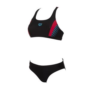 arena Sport Bikini für Damen Threefold , Farbe:Schwarz, Größe:42