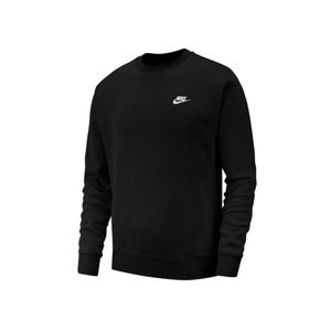 Nike Club Crew Mens Fleece Black/White L Fitness mikina