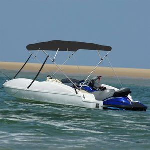 vidaXL Bimini-Top 4-Bow Black 243x210x137 cm