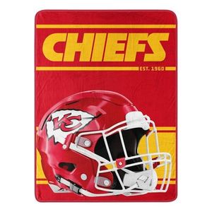 Kansas City Chiefs Decke Run Super Plush American Football NFL Red