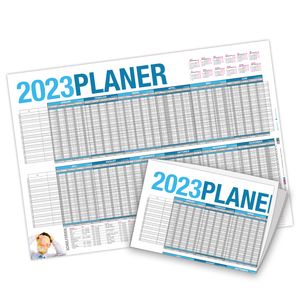 Urlaubsplaner Projektplaner 2023 Wandkalender DIN A2 gefalzt 250 g/m²