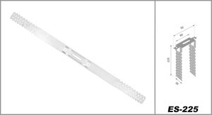 HEXIM Direktabhänger 75-250mm für CD 60/27 & Holzlattung Trockenbau Rigips Deckenabhänger (10 Stück, 225mm) Trockenbau Profile Deckenabhängung