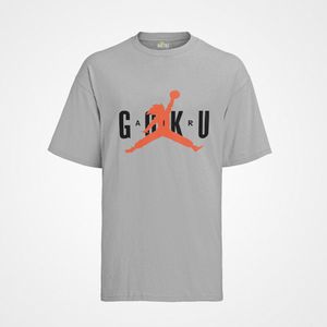 T-Shirt męski Son Goku Dragon Ball Jordan Parodia Anime Manga Man Shirt Vegeta